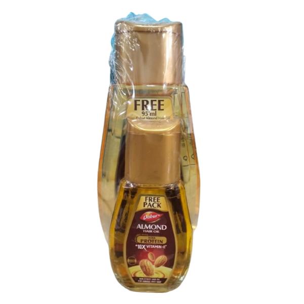 Netmeds | Dabur Almond Hair Oil 485 ml (Free Dabur Almond Hair Oil 95 ml)