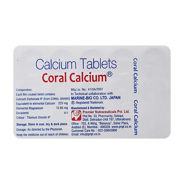 Netmeds | Coral Calcium Tablet 15'S