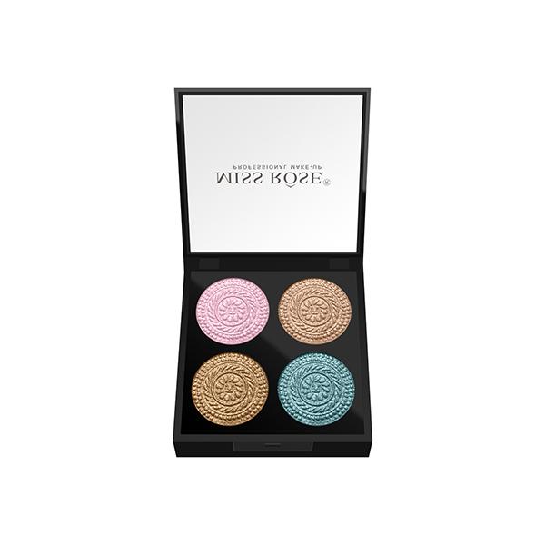 Netmeds | Miss Rose 4 Color Glitter Eyeshadow Palette 7001 - 125Z 02 20 gm