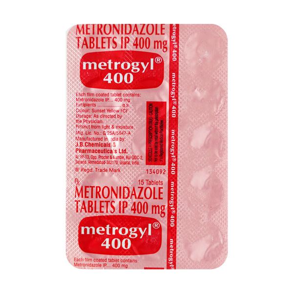 Netmeds | Metrogyl 400mg Tablet 15'S