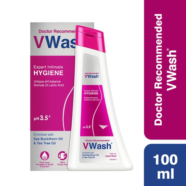 Netmeds | Vwash Expert Intimate Hygiene with Sea Buckthorn Oil and Tea Tree Oil 100ml