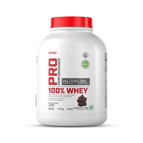 Netmeds | GNC Pro Performance 100% Whey Protein - Chocolate Fudge 1.81 kg