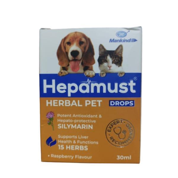 Netmeds | Pet Mankind Hepamust Herbal Pet Drops 30 ml