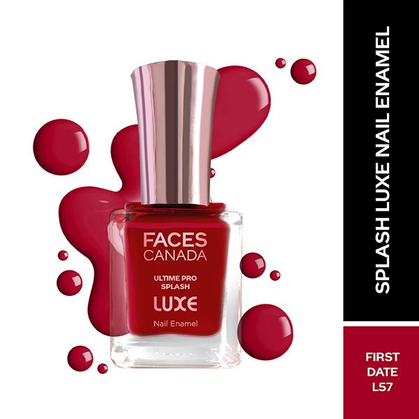 Netmeds | Faces Canada Ultime Pro Splash Luxe Nail Enamel - First Date (L57) 12 ml