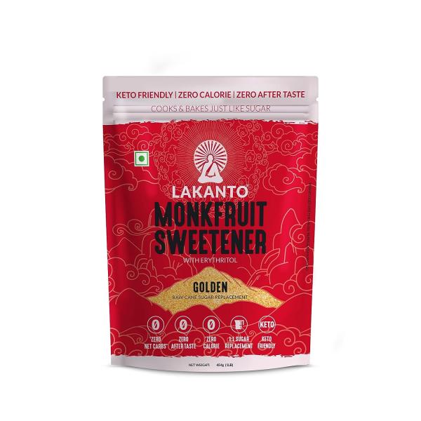 Netmeds | Lakanto Monkfruit Sweetener - Golden 454 g