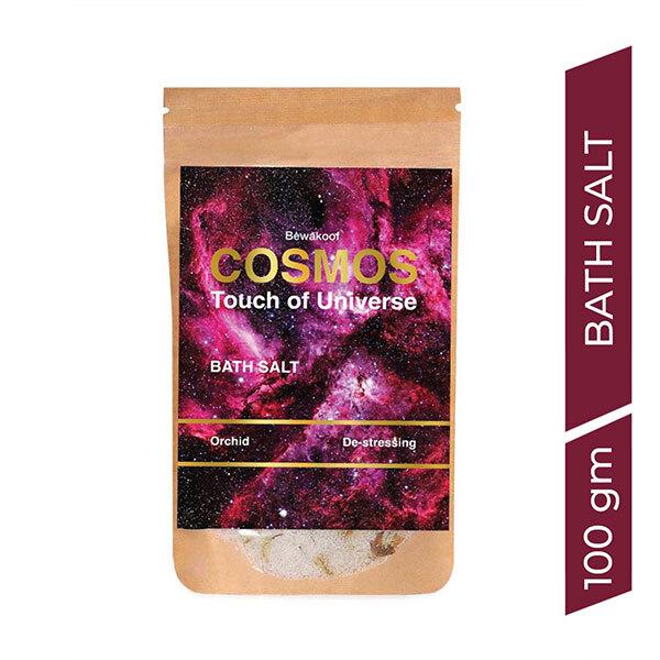 Netmeds | Cosmos by Bewakoof De-stressing Bath Salt Powered By Orchid 100 gm
