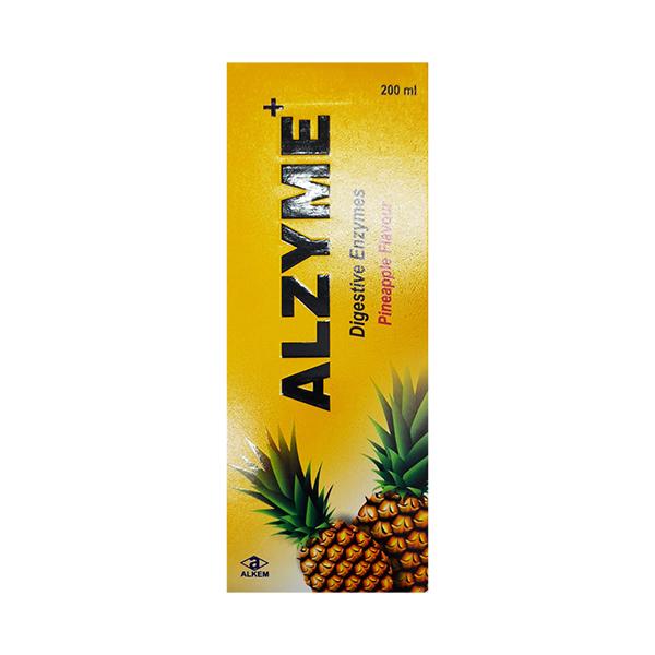 Netmeds | ALZYME+ PINEAPPLE FLAVOUR Syrup 200ml