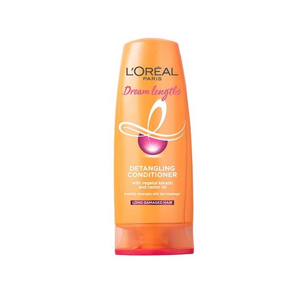 Netmeds | L'Oreal Paris Dream Lengths Detangling Conditioner with Vegetal Keratin and Castor Oil 180ml