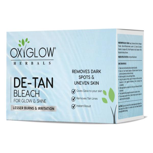 Netmeds | OxyGlow Herbals DE-Tan Bleach Cream 50 gm