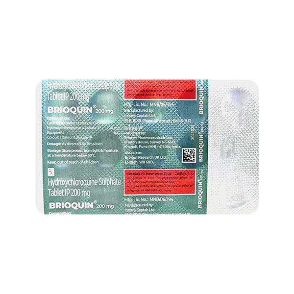 Netmeds | BRIOQUIN 200mg Tablet 15's