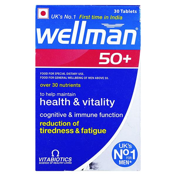 Netmeds | Wellman 50+ Multi-Vitamin Tablet 30's