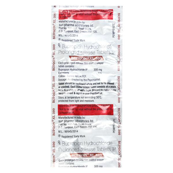 Netmeds | Bupron XL 300mg Tablet 10'S
