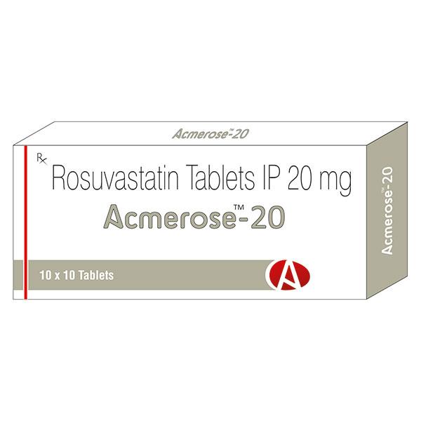 Netmeds | ACMEROSE 20 Tablet 10's