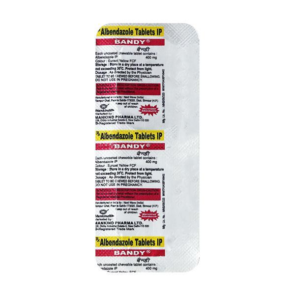 Netmeds | Bandy 400mg Tablet
