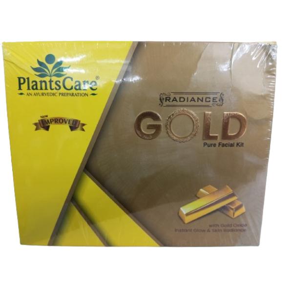 Netmeds | Plantscare Radiance Gold Pure Facial Kit 220 g