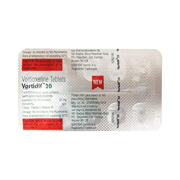 Netmeds | VORTIDIF NEW 20 Tablet 10's