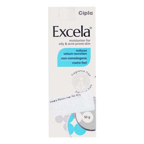 Netmeds | Excela Moisturiser For Oily & Acne Prone Skin Cream 50gm