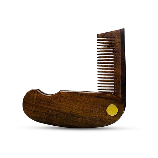 Netmeds | Beardhood Beard Comb (with Leather Case)