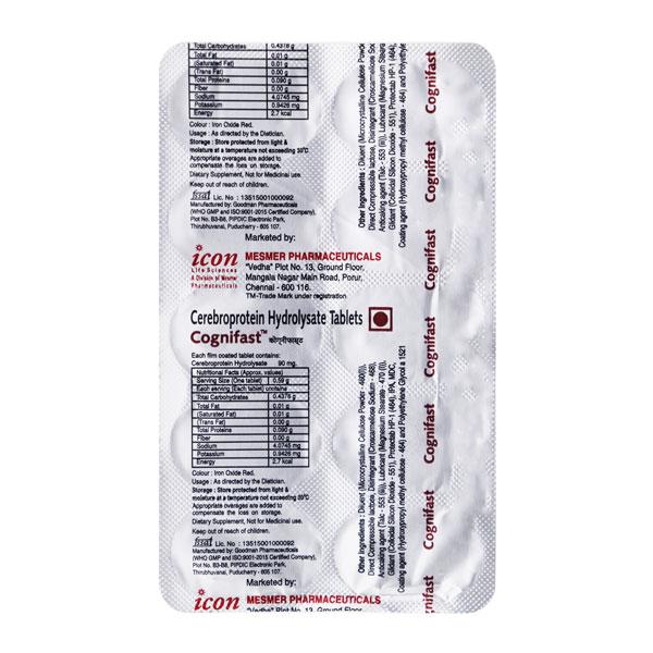 Netmeds | Cognifast 90mg Tablet 10'S
