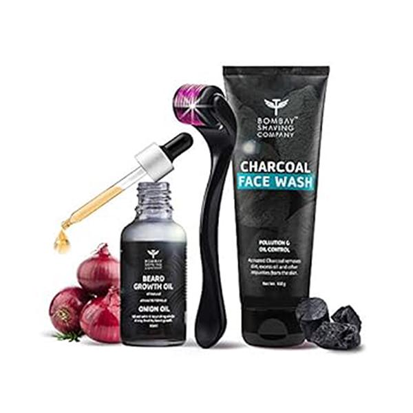 Netmeds | Bombay Shaving Company 4 Step Beard Growth Kit 450 gm