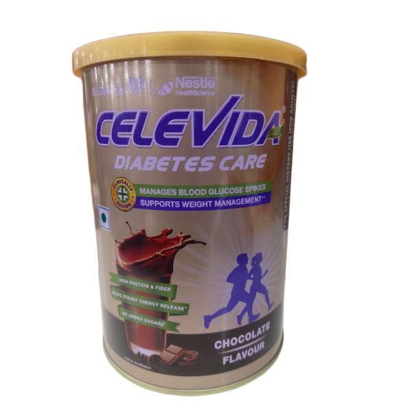 Netmeds | Celevida Diabetes Care Powder - Chocolate Flavour 400 g (Tin)