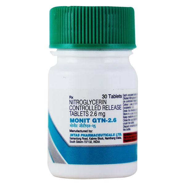 Netmeds | Monit Gtn 2.6mg Tablet 30'S