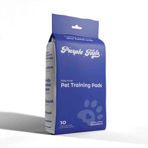 Netmeds | Purple Tails Pet Training Pads (90 x 60) (Pack of 10)