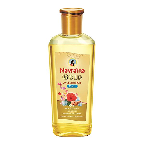 Netmeds | Navratna Gold Ayurvedic Cool Oil 300 ml