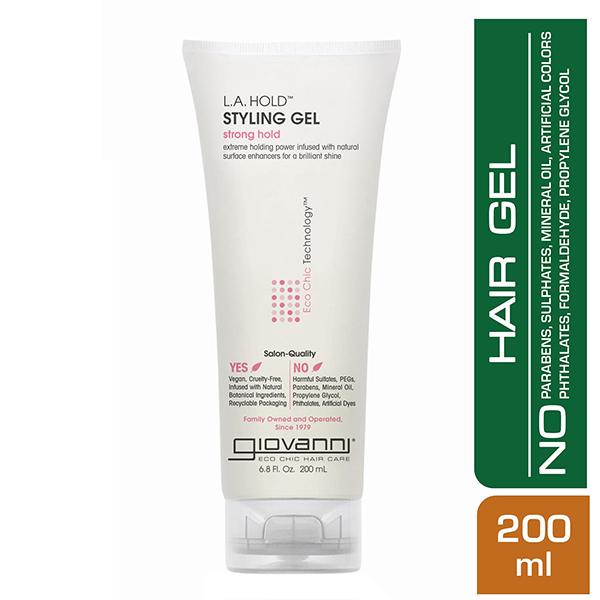 Netmeds | Giovanni Organic LA Hold Natural Styling Gel Strong Hold 200 ml