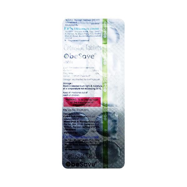 Netmeds | OBESAVE 120mg Tablet 10's