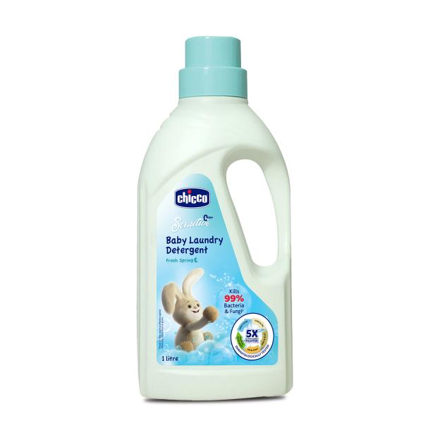 Netmeds | Chicco Sensitive 0M + Baby Laundry Detergent Fresh Spring 1000 ml