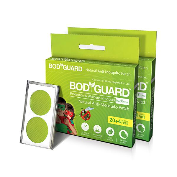 Netmeds | Bodyguard Natural Anti-Mosquito Patch (Pack of 2 x 24's)