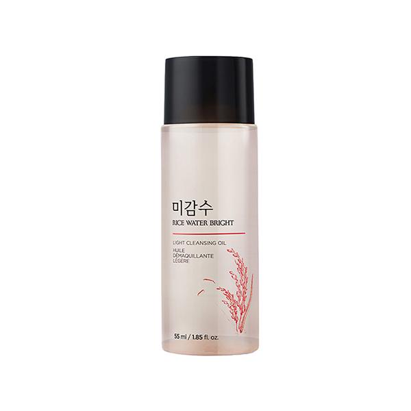 Netmeds | The Face Shop Rice Water Bright Light Cleansing Oil - Korean Makeup Remover for Heavy Makeup 55 ml