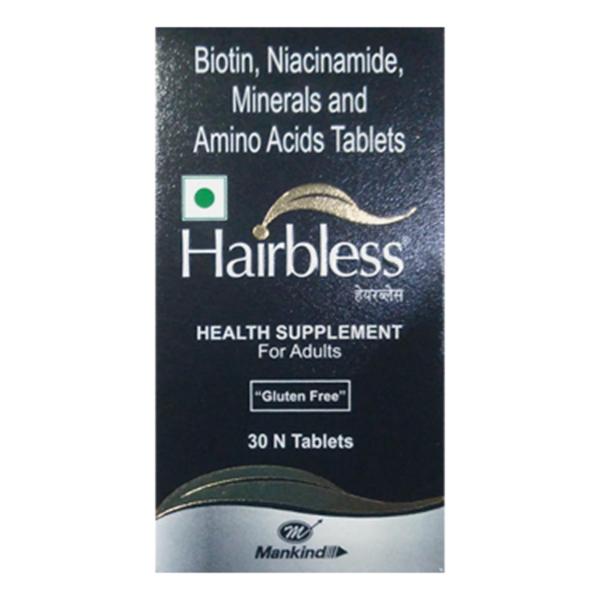 Netmeds | HAIRBLESS GLUTEN FREE Tablet 30's