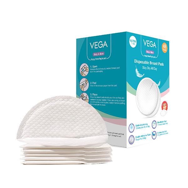 Netmeds | Vega Baby & Mom Breast Pad 48's (+ Free 2's)