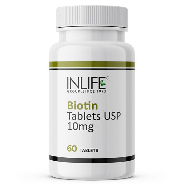 Netmeds | Inlife Biotin 10000 mcg Tablets 60's
