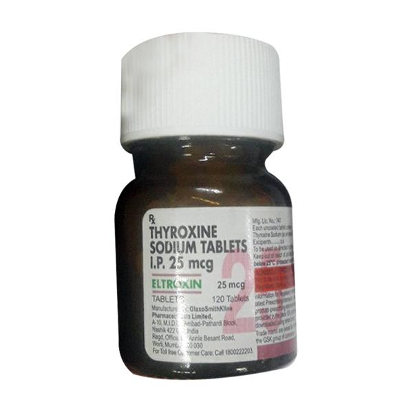 Netmeds | ELTROXIN 25mcg Tablet 120's