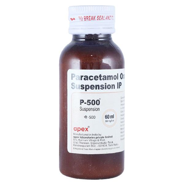 Netmeds | P 500 Suspension 60ml