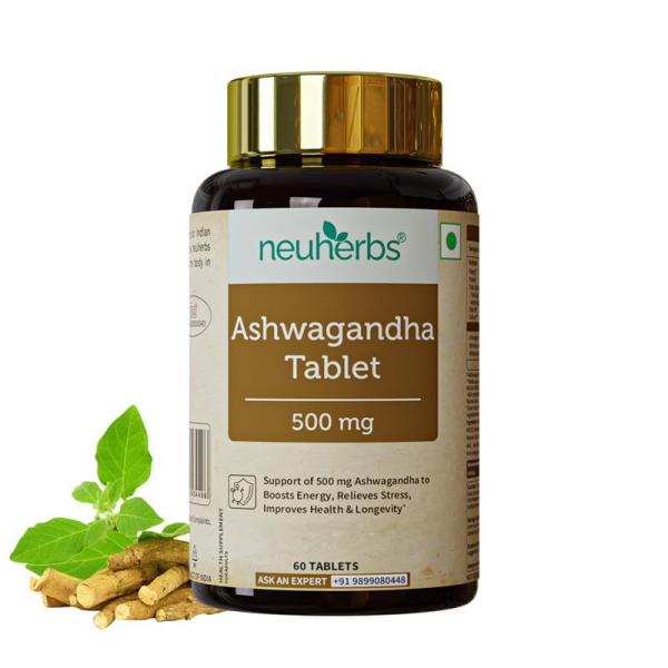 Netmeds | Neuherbs Ashwagandha 500 mg Tablets 60's