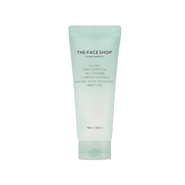 Netmeds | The Face Shop Tea Tree Pore Clarifying Gel Cleanser - Korean Face Wash with Salicylic Acid - 100ml