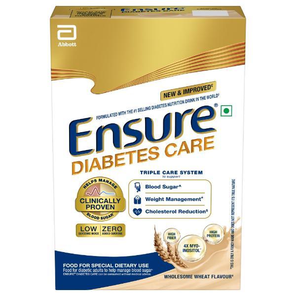 Netmeds | Ensure Diabetes Care Powder - Wholesome Wheat Flavour 375 g (Refill Pack)