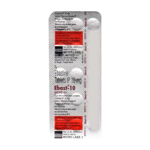 Netmeds | EBAST 10 Tablet 15's
