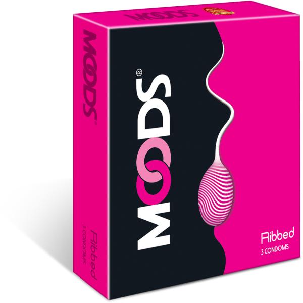 Netmeds | MOODS CONDOMS RIBBED 3'S