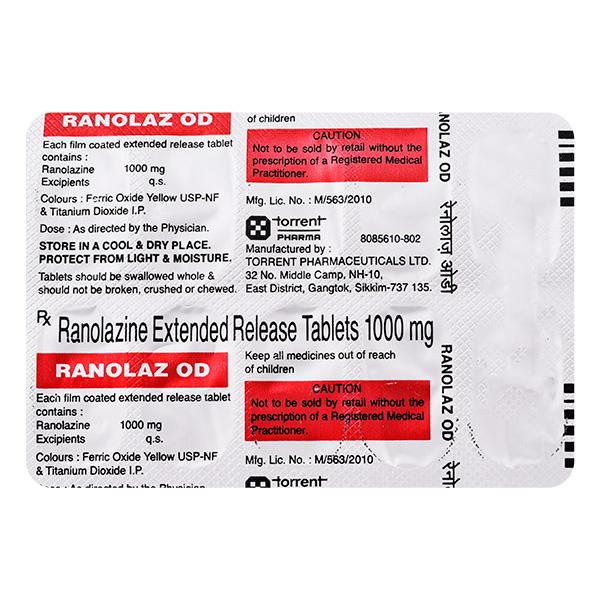 Netmeds | Ranolaz OD Tablet 10'S