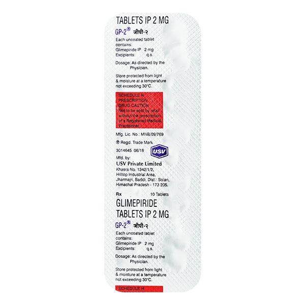 Netmeds | GP 2mg Tablet 10'S