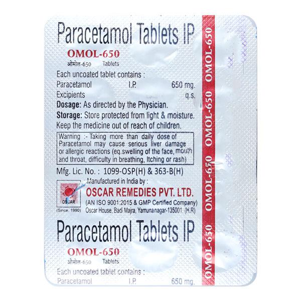 Netmeds | OMOL 650 Tablet 15's