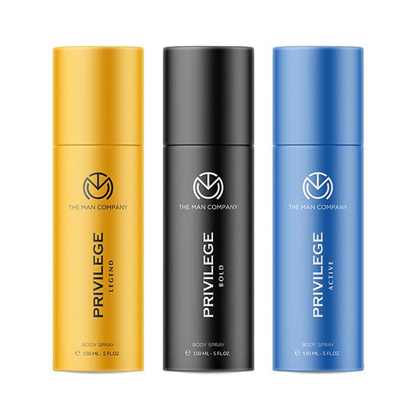 Netmeds | The Man Company Body Spray Trio - Active (TMC-WEB-2321) 3's