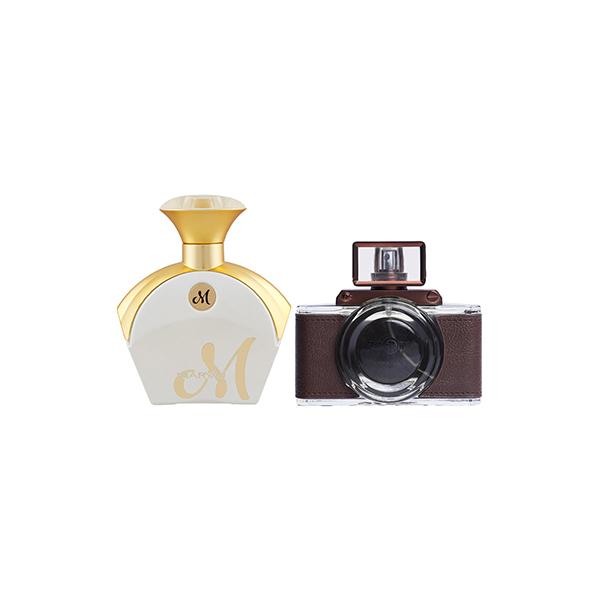 Netmeds | Maryaj M White For Her EDP Floral Fruity Perfume And Maryaj Zoom Pour Homme EDP Spicy Woody Perfume 190 ml