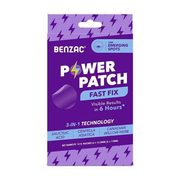 Netmeds | Benzac 3-in-1 Fast Fix Power Patch 12's