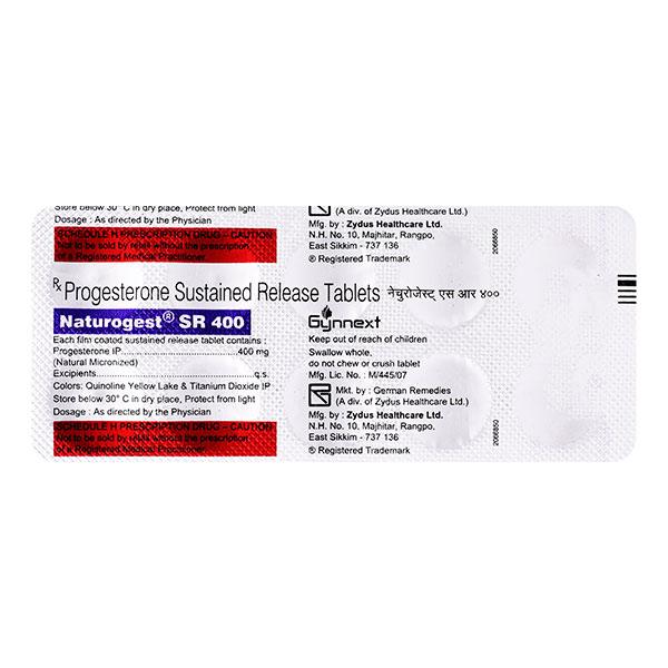 Netmeds | Naturogest SR 400mg Tablet 10'S